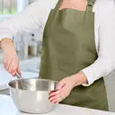 Dexam Apron Love Colour 100% Cotton Olive Green image 4