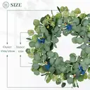18inch  olive eucalyptus wreath-1pcs image 1