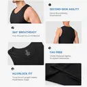 BAMBOO COOL Mens Pajama Set Summer Pjs Sleepwear Short Sleeve Shirts Soft Lightweight Sleep Sets with Pockets L (3 Pack) image 2