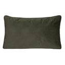 Atmosphera Lilou Coussin en coton 30 x 50 cm - Vert kaki image 0
