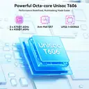 TABWEE T20 Tablet mit 10,1-Zoll-Incell-Display, 24 GB (8+16) RAM + 256 GB ROM/2 TB TF, Gemini AI, T606 Octa-Core-Prozessor + 8-MP-Kamera, 5000 mAh, Widevine L1, 2-in-1-Tablet mit Tastatur/Maus/Stift image 4