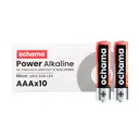 Ochama Piles AAA 10 pièces, Alcalines sans mercure écologiques, Pour tensiomètre/glucomètre/serrure à empreinte digitale/télécommande/balance numérique/jouets 10 pièces image 0