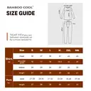 BAMBOO COOL Men's Thermal Underwear with Soft Fleece Lined Base Layer Cold Weather Top Bottom Gift Set XL image 6