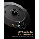 Cocinare FLOW B9 Bouilloire électrique avec contrôle précis de la température et ébullition rapide, 1500 W, noir mat - 0,9 L image 2