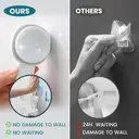 TAILI Double Layer Soap Dish Suction Cup Soap Holder, Strong Sponge Holder for Shower, Bathroom, Tub and Kitchen Sink, Drill-Free, Removable image 4
