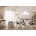 Atmosphera Manoir Plaid en fausse fourrure blanc - 180 x 230 cm image 2