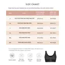 Feelingirl 3D Molded Post Surgery Compression Chest Surpport Front Hooks Anti-Sag Breathable and Adjustable Bra for Women XL Black, Couple Gift Perfect Gift image 5
