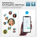 SENSSUN Body Fat Scales Digital Personal Scales with App, Smart Scales Bluetooth Body Analysis Scales with Body Composition Function, 150 kg/330 LB, 26 x 26 cm, LED Display (Black) image 7