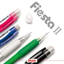 Pentel Fiesta Mechanical Pencil 0.7mm Blue Barrel Pack of 12 image 2
