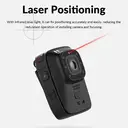 SJCAM A10 Caméra corporelle et embarquée avec vision nocturne, IP65 étanche, 450 min d'autonomie, 140° grand angle, photo 12MP, WiFi 2,4 GHz, dimensions 8,3 x 5,7 x 3,8 cm image 6