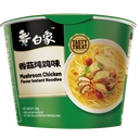 Bai Xiang Umami-Enhanced Classic Shiitake Chicken Soup Flavor Instant Noodles, 12 Buckets (Full Case) image 0