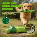 Blinkit Jouet de dentition interactif pour chiens moyens et grands en nylon et caoutchouc naturel - Crocodile  image 5