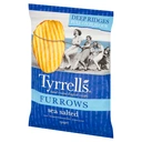 Tyrrells Furrows Sea Salt Crisps 150g image 1