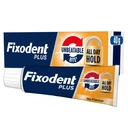 Fixodent Plus Unbeatable Bite Denture Adhesive Flavour Free 40g image 1