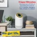 Russell Hobbs Clean Air Compact 2 Air Purifier - White/Wood‑Effect, RHAP1031WDW image 2