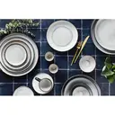 BJÖRN IRIS Lot de 2 plateaux de service blanc ivoire - Ø 32 cm image 5