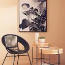 Interiors by Premier Coffee Table Depok Round Rattan/Black image 3