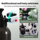 ochama x J.ZAO Multi-purpose Garden Sprayer 2L, Dual Nozzles, Thickened Pull Rod, Non-slip Handle, Pressure Boosting Pump Handle image 1