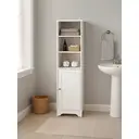 Maison by Premier Storage Cabinet Portern 1 Door White Tall image 4