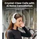 Edifier W820NB Plus Casque supra-auriculaire sans fil à réduction de bruit active -49 dB, audio Hi-Res LDAC, 88h d'autonomie, multipoint - ivoire image 4