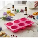 Essentials by Premier 6 Flower Hot Pink Cake Mould image 1