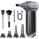 [Mit Code RT1] WOLFBOX MF100 Elektrischer Luftstößer, 150.000 U/min, kabellos, wiederaufladbar, bürstenloser Motor, 3-stufig einstellbar, Staubentferner für Garage und Auto image 0