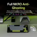 Rapoo V700DIY claviers mécaniques tri-mode 75 %, disposition QWERTY US, Gasket Mount-BG image 3