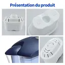 VIVREAL Carafe filtrante avec minuteur électronique, compatible avec cartouches Brita, matériau ABS - 2,4 L image 8