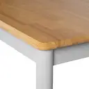 Dining Table Altona Rectangle Grey/Oak 70x110cm image 4