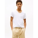 Tommy Hilfiger TJM Original Jersey t-shirt à col en V homme blanc - Taille-S image 1