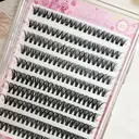 MeoMagic - Extensions de cils pré-collées (pince à épiler non incluse) - 10 lignes - 120 pièces - F41 image 1