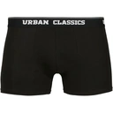 Urban Classics Heren Boxershortjes 2-pack Onderbroeken - Zwart/Antraciet - XXL image 2