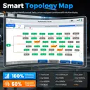 XTOOL D8W OBD2 Scanner Diagnostic Tool Wireless Bidirectional Scan Tool with Topology, ECU C0ding, 42 Reset, Active Tests, Crankshaft Relearn, All System PMI, CANFD/DoIP FCA, 3-Yr Update image 4