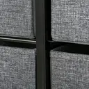 HOMCOM Chest of Drawers with 7 Foldable Drawers, 3-Tier Fabric Bedroom Dresser, Clothes Storage Unit for Bedroom, Living Room image 8