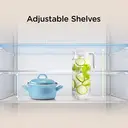 TCL RF120DWE0 45cm Wide Compact Undercounter Fridge with Ice Box - 90L - White - E Rated image 7