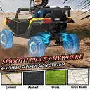 AIYAPLAY 12V Kids Ride On Car, Electric Car for Kids UTV with Remote Control, Slow Start, Suspension System, LED Lights, Musi image 1