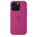 Apple coque silicone iPhone 16 Pro avec MagSafe, fuchsia image 1