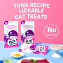 Pink Soft Cat Treats – Mixed Flavors (Tuna， Chicken， Salmon & Chicken)， 50 Sticks × 15g – Zero Additives， Grain-Free & Gel-Free – Hairball Control & Digestive Support – Trusted Canadian Pet Brand image 4