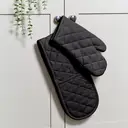 Dexam Double Oven Gloves Love Colour 100% Cotton Black image 4
