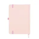 Jubiluu Carnet de poche A6 Premium à couverture rigide en similicuir PU avec pages lignées - 80 feuilles (papier offset 100 g/m²), marque-page, bande élastique et porte-stylo - Planificateur non daté pour prendre des notes, croquiser des idées, établir des listes ou tenir un journal personnel - Rose blush image 1