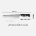 Set de Couteaux et Épluche-Melon Polyvalent SHIBAZIZUO (Couteau Polyvalent + Épluche-Melon + Étui de Couteau) – Ensemble d’Outils de Cuisine pour Couper et Éplucher les Légumes image 4