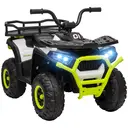 AIYAPLAY 12V Kids Electric Ride on ATV, Battery Powered Quad Bike with 4 Suspension Wheels, Forward Reverse Function Green image 0