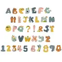 Autocollants Muraux Lettres de Dessin Animé Multicolores, Décoratifs, Pelables et Amovibles, Idéals pour Salon, Chambre de Bébé et Chambre d’Enfant, Multicolore image 0