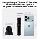 Tondeuse électrique Enchen Spark 3 pour l'aine et le corps, avec lame en céramique respectueuse de la peau pour éviter les coupures, tonte du corps, 1 pièce. image 5