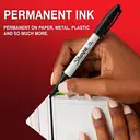 Sharpie Fine Tip Permanent Marker Black 2 Pack image 2