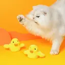 Petgravity Jouet interactif en peluche pour chat, Canard à ailes battantes, Lot de 1, Rechargeable USB-C, Contient de l’herbe à chat, Jouet couineur, Jouet de chasse image 1