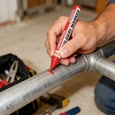 Markal Builders Marker 48 Pack (Blue, Black, Red & Yellow) image 1