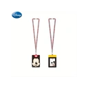 1pc Disney Mickey Mouse Lanyard Card Holder Officially Licensed Cute Polka Dot Hello Themed Movies Anime Peripheral Character ID Case Accessory Gift image 3