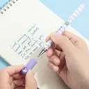 M&G So Many Cats Gel Pens, 6 Pack Blue Ink Gel Pens, Medium Point 0.7 mm, Cute Cat Design, Quick Dry, Smooth Writing Gel Ink Pens with Cap for Office and School image 3