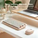 Lofree Wavy Chips Bluetooth-Maus – dual-mode-Verbindung (Bluetooth / 2,4 GHz), 5-stufig einstellbare DPI, 800 mAh Akku, milchtee, EP115 image 2